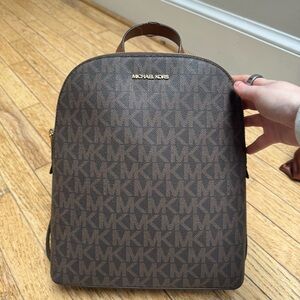 Michael Kors Cindy Large Signature Logo Backpack